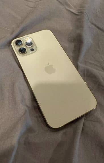 Apple iPhone 12 Pro Max for sale. 256 GB. Gold Color. Scratchless. 1