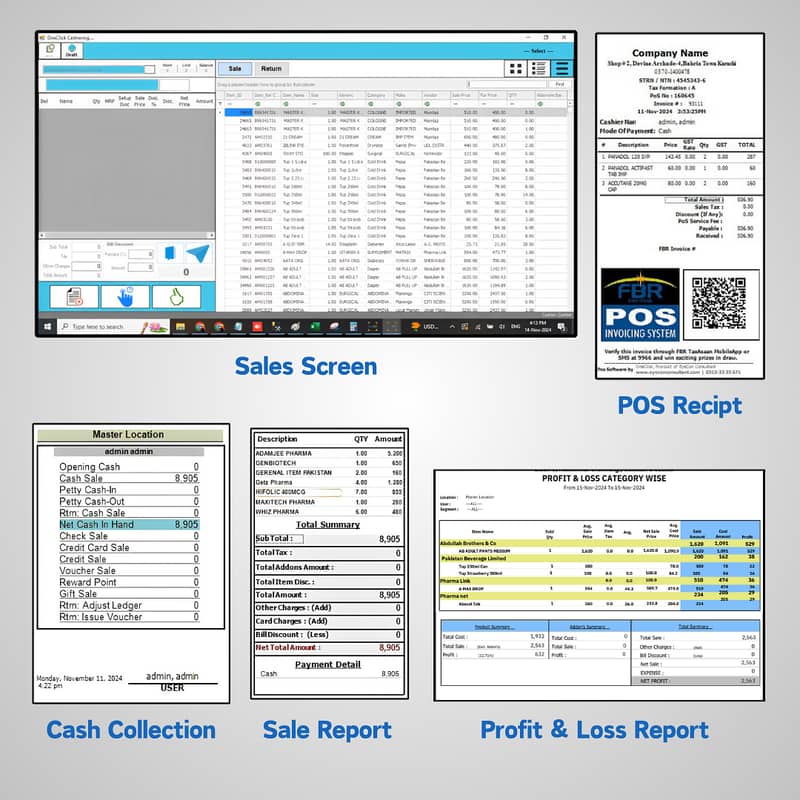 restaurant pos software computer billing machine bakery canteen pizza 3