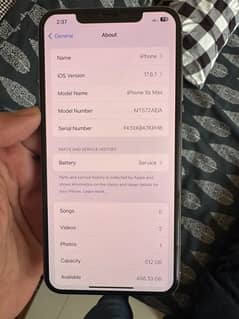 512 GB iphone X max