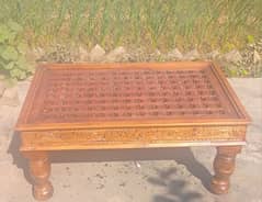 antique table made from old antique  jali