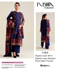 ladies lawn 3-piece suit