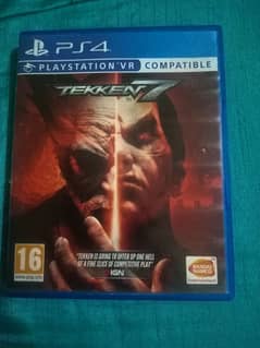 TEKKEN 7 PS4 WITH VIP POINTS NEW CONDITION BUT  USED EXCHANGE POSSIBLE