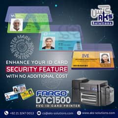 HID Fargo DTC1500 ID Card Printer - PVC Card Printer