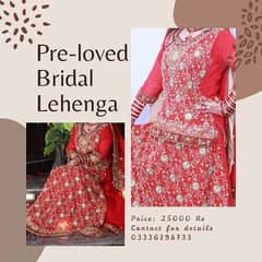 pre-loved bridal lehenga