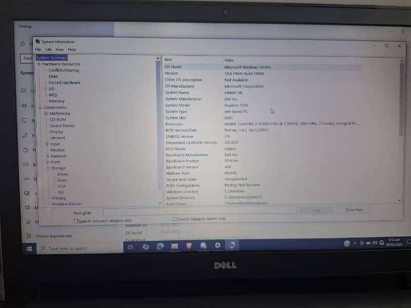 Dell Inspiron 5559 Core i7 6th Gen 16gb ram 500gb ssd 1