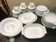 pyrex dinner set