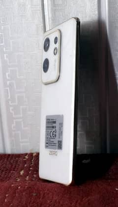 Infinix Zero 30 10/10 condition edge display full box  white colour