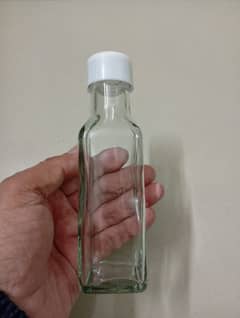 Square Glass Bottles 500mL - 100mL