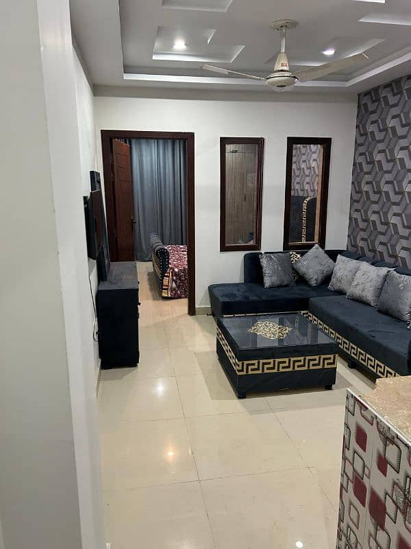 one bed fully furnished apartment for rent PWD 6