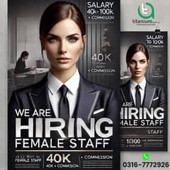 Female Sales Executive Required