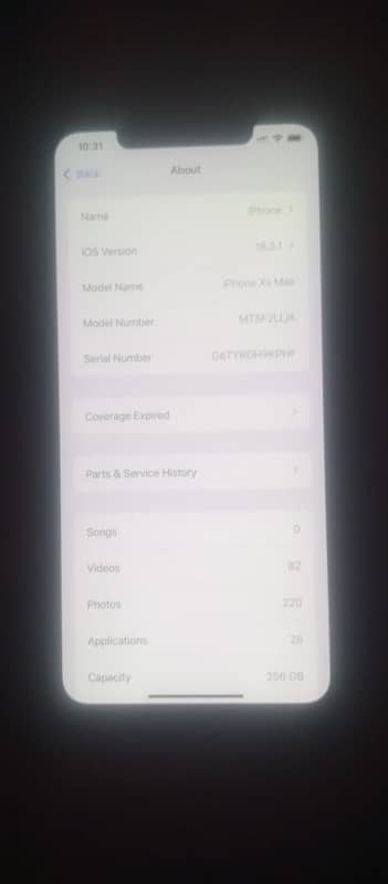 iPhone XS Max 256 Gb non pta 1