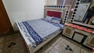 King Size Bed with 2 Side Tables - Complete Set