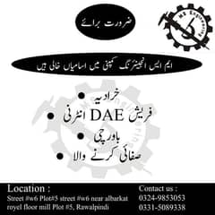 Urgent Hiring | Jobs available in Rawalpindi | Males Hiring