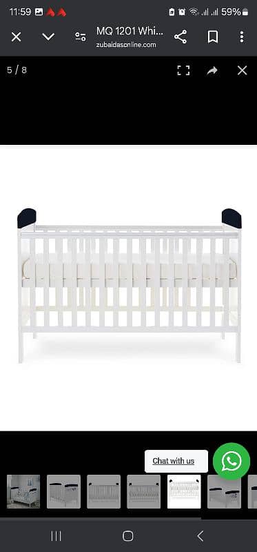 Baby cot conertible toddler bed 4