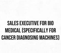 Biomedical Sales Executive – Cancer Diagnostic Equipment