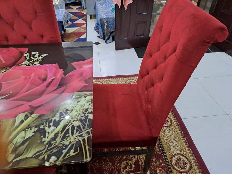 6 Seater 3D Dining Table Set For Sale. . 1