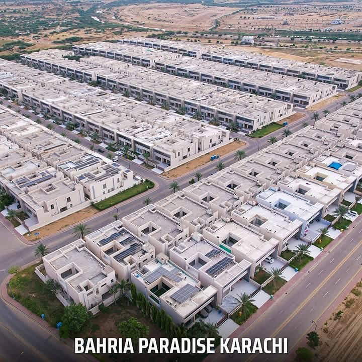 P8 Plot for sale in Bahria Town Karachi Vip location plot near to Villas. 8