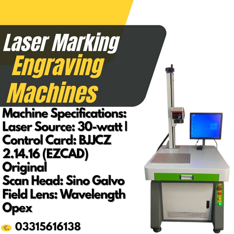 Fiber Laser Marking Machine / LASER MACHINE 0