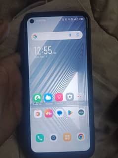 Infinix hot 10 with cover and protector