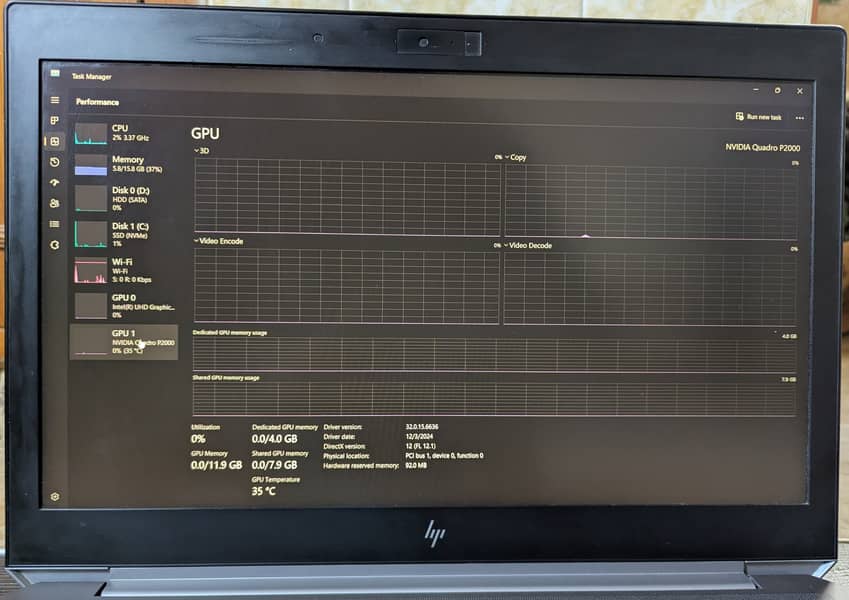 HP Zbook15 G5 Workstation 7