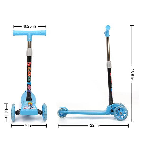 Kids Foldable Scooters with Lights on wheels at Happy Toys 3