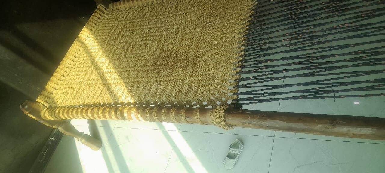 Wooden Charpai Used 4