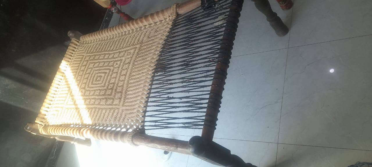 Wooden Charpai Used 6