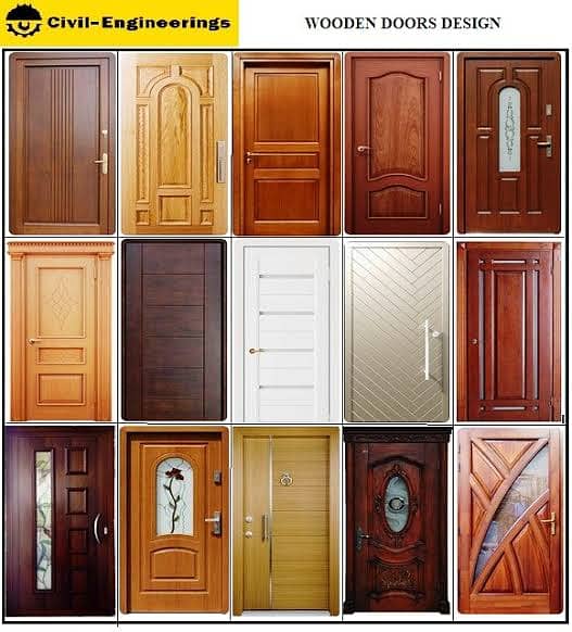 Interior all type wood service door and bed cabinet all kind service 5