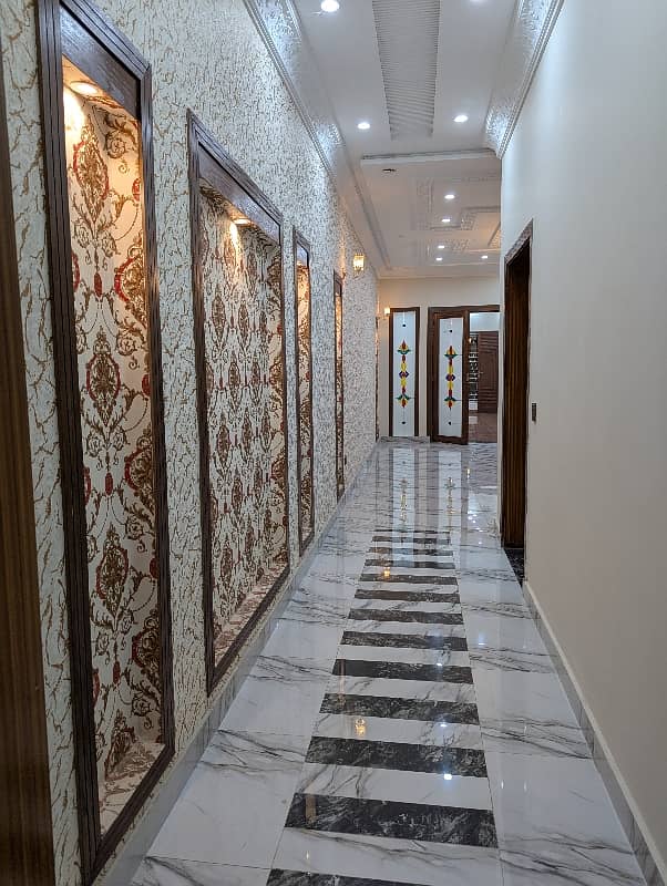 10 Marla Brand New Luxury Spanish Style Double Storey Double Unit House Available For Sale In Architect Society Near UCP University Surrounding Joher Town Lahore. 13