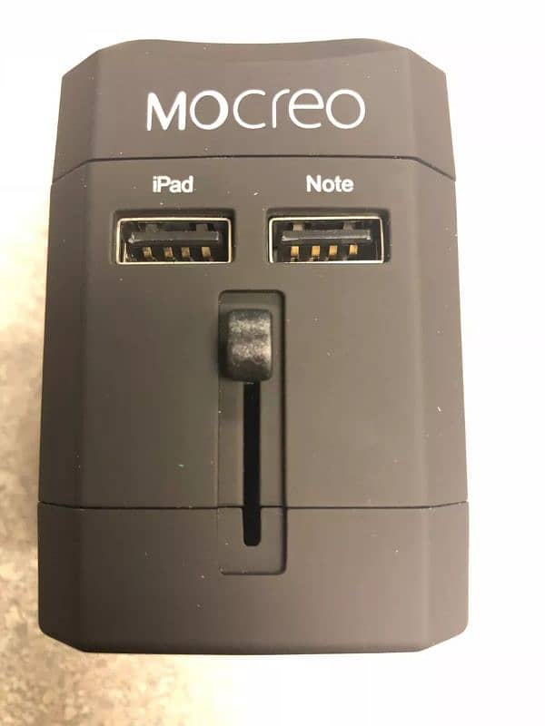 MOCREO 6A Dual USB Travel Wall Charger Power Adapter - AU/UK/US/EU/JP 1