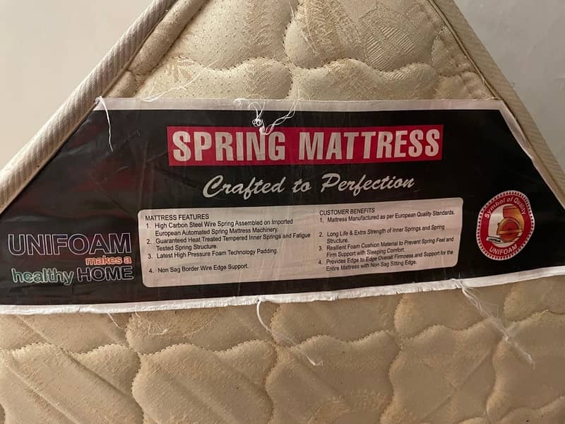 Spring Mattress Good condition 6