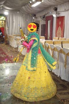 mehndi lehnga