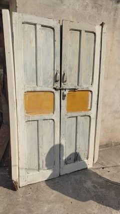 pure wooden door