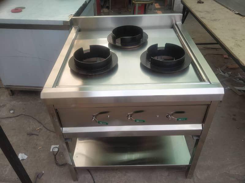 Commercial kitchen equipments in Pakistan, Bain marie, Stoves, Counter 6