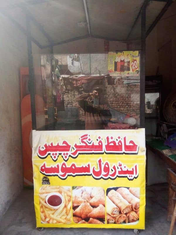 Counter maizor shesha frame for fast food with all equipment 3