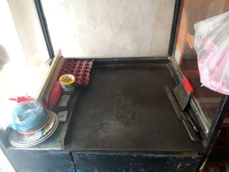 Counter maizor shesha frame for fast food with all equipment 5