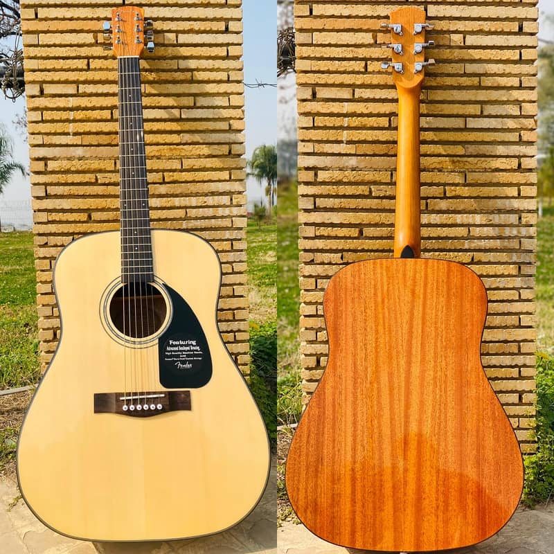 Fender CD-60 NAT-DS-V2 Acoustic Guitar Manufactured in Indonesia 10