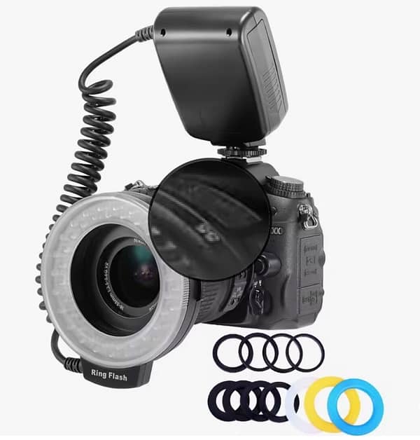 HD-130 Macro LED Ring Flash (Canon, Nikon, Pentax & Olympus Cameras) 0