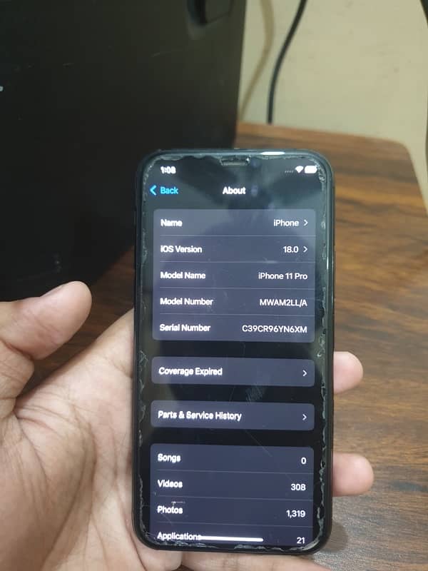 Iphone 11 Pro Non PTA 64Gb 4 Months Sim timing 11