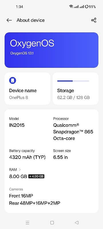 OnePlus 8 global 5