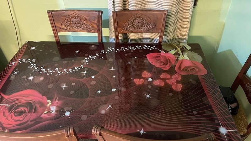 Dining table with set of 6chairs 2