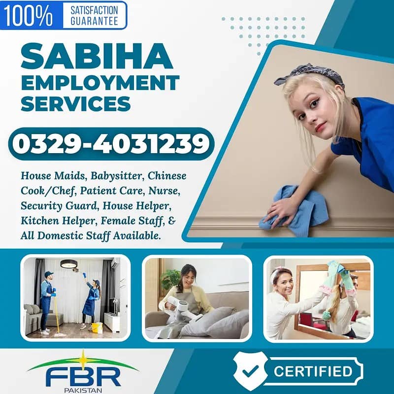 We Provide All Domestic Staff Maid Cook Patient Care Babysitter Nanny 5