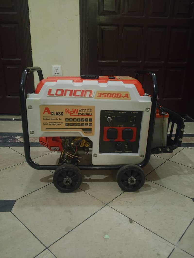 Loncin Portable Genrator Dual (Petrol & Self Start) 03464673600 0