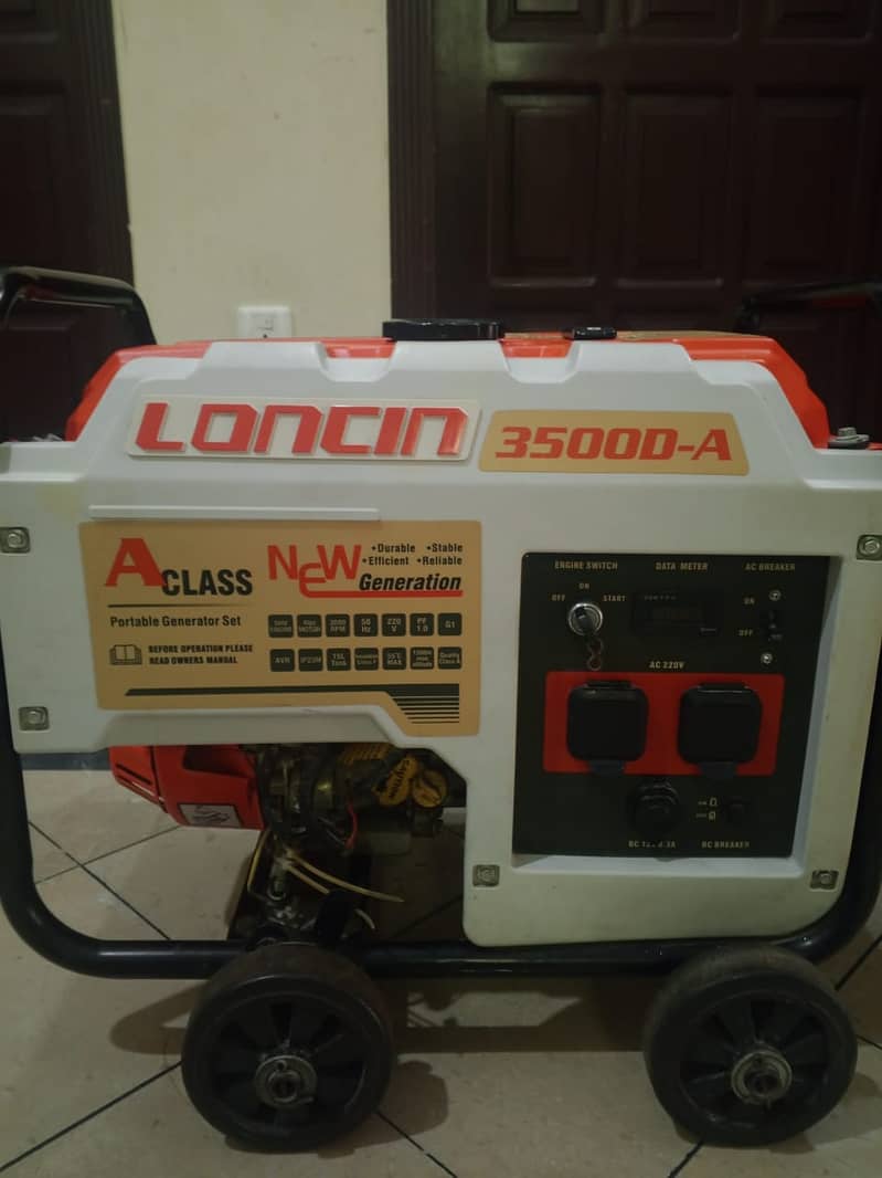 Loncin Portable Genrator Dual (Petrol & Self Start) 03464673600 2