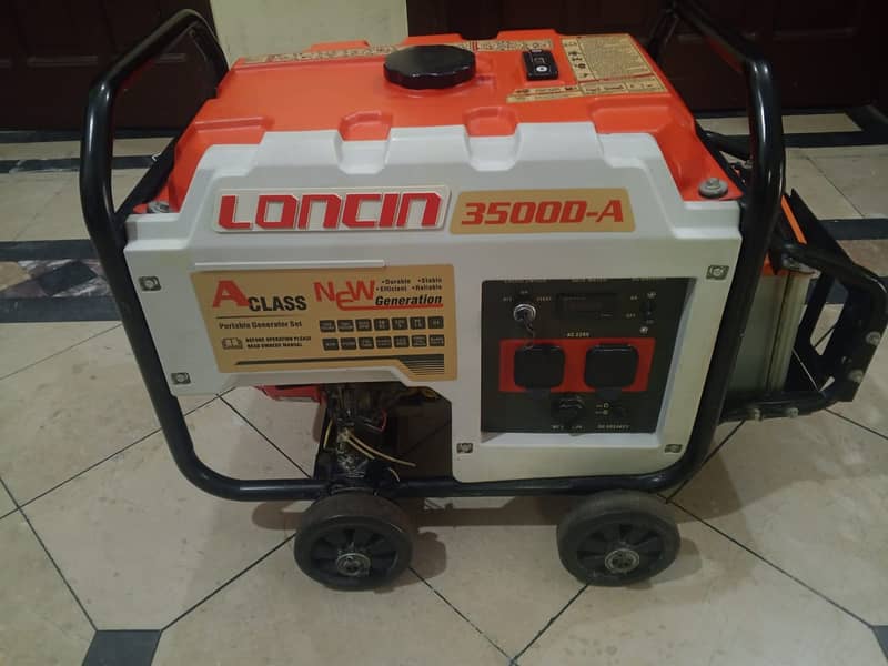 Loncin Portable Genrator Dual (Petrol & Self Start) 03464673600 6