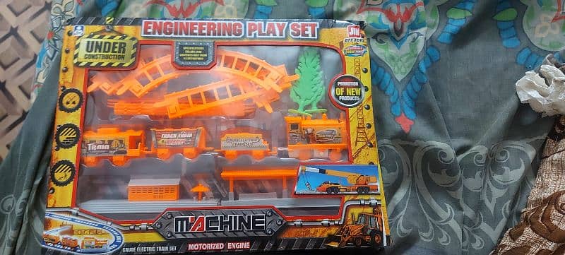 Train set/ Engineering Play set Toy for kids (Brand New) 1