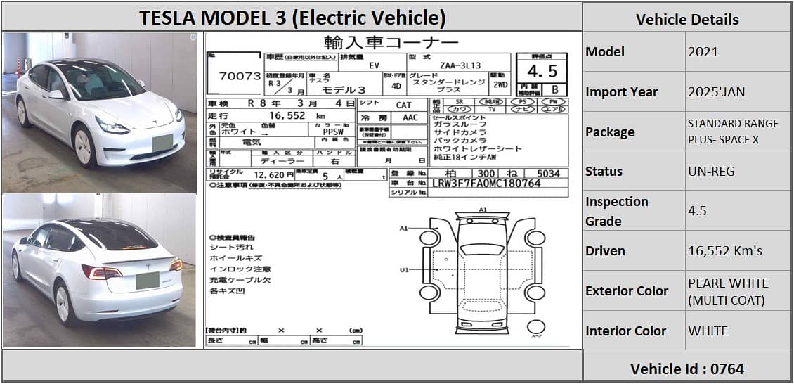 Tesla Model 3 2021 Standard Range Plus- SpaceX 0