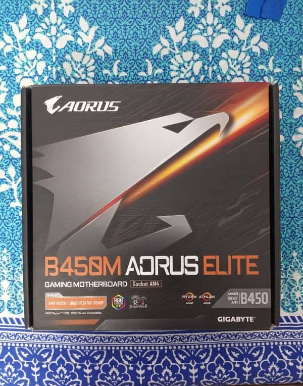 SELLING MY GIGABYTE AORUS ELETE GAMING B-450 WITH RYZEN 5 2600 0