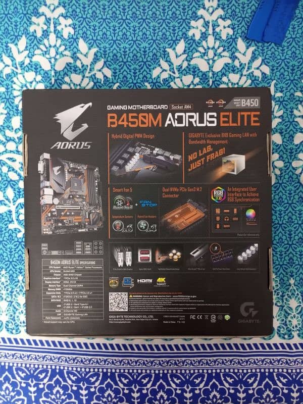 SELLING MY GIGABYTE AORUS ELETE GAMING B-450 WITH RYZEN 5 2600 2