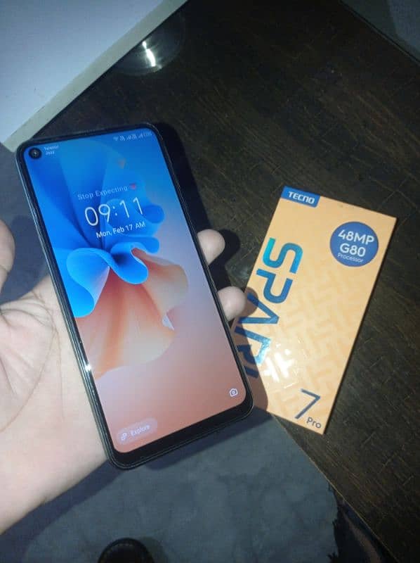 Tecno spark 7 pro 0